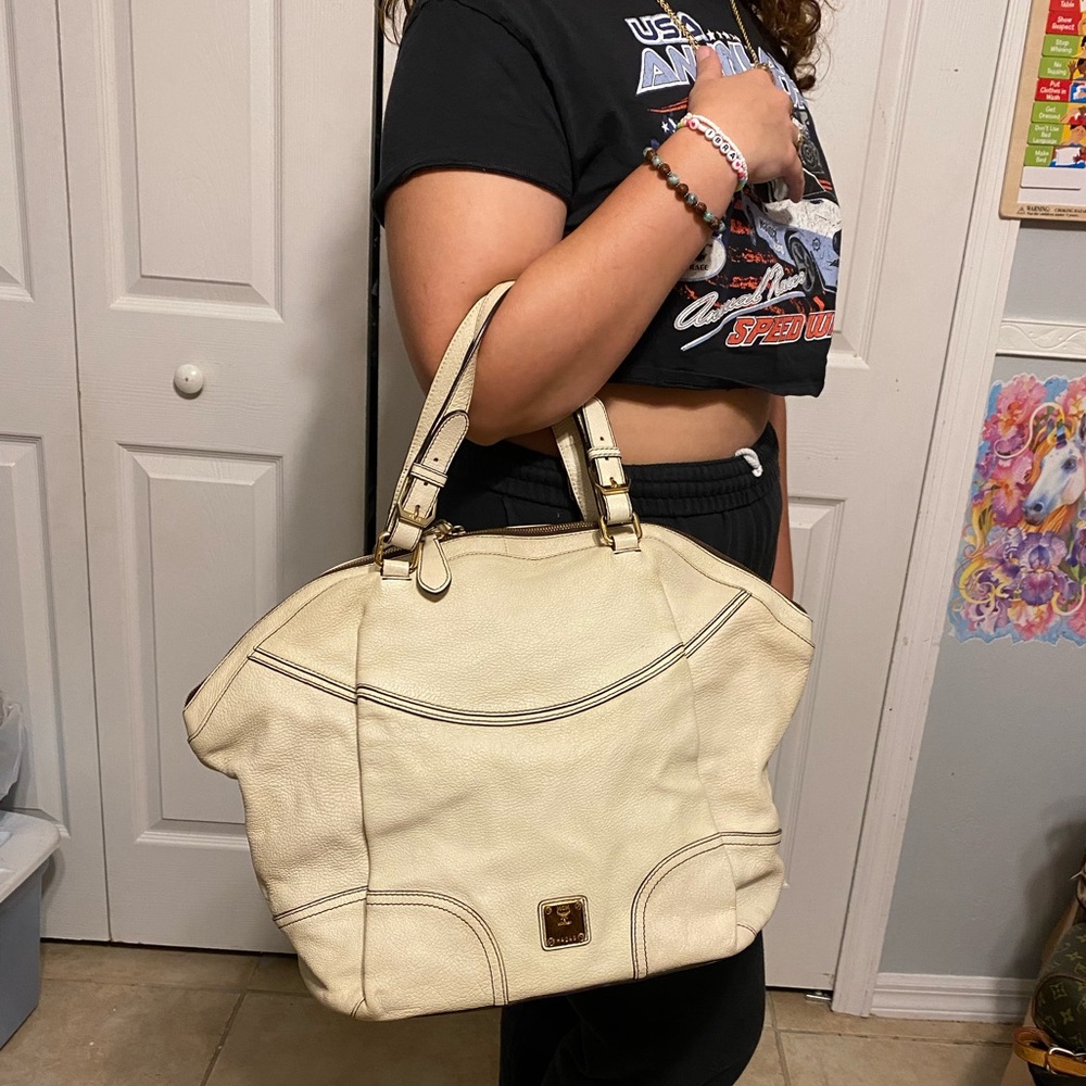 MCM Leather Shoulder Bag